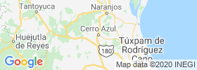 Cerro Azul map